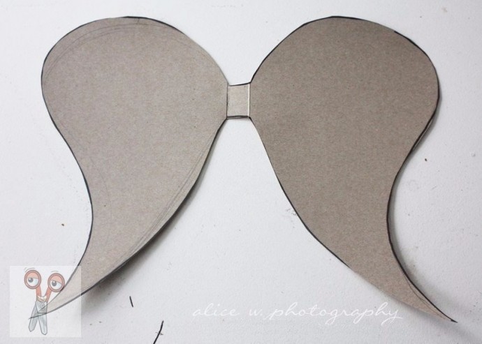 Делаем крылышки ангелочка Делаем крылышки ангелочка