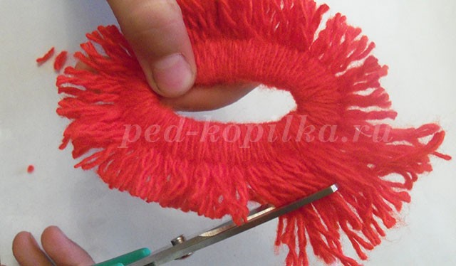 Тюльпан из ниток Тюльпан из ниток