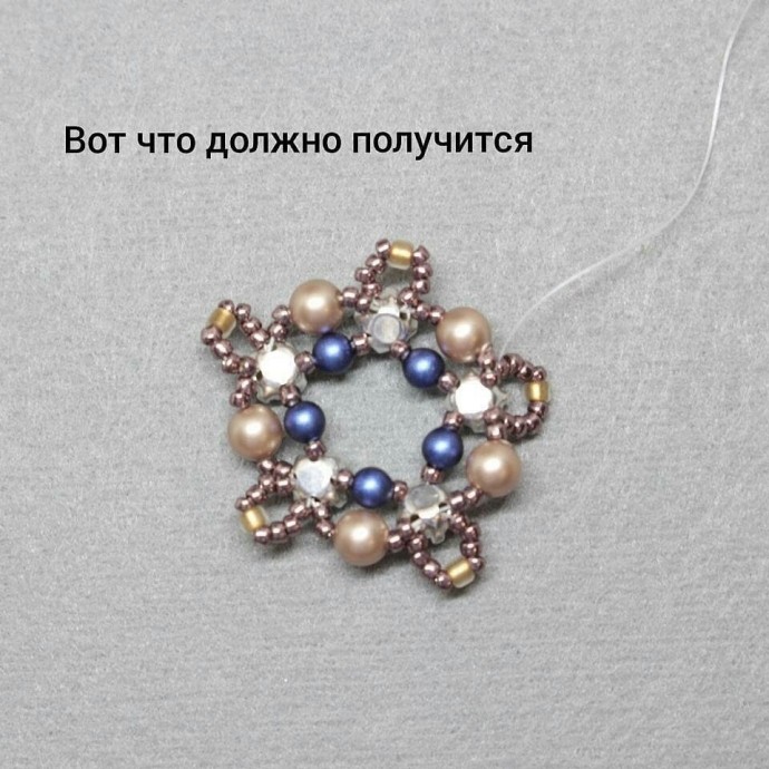 Мини мастер-класс по оплетению риволи