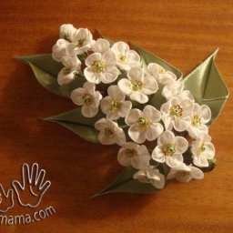 Черёмуха из лент