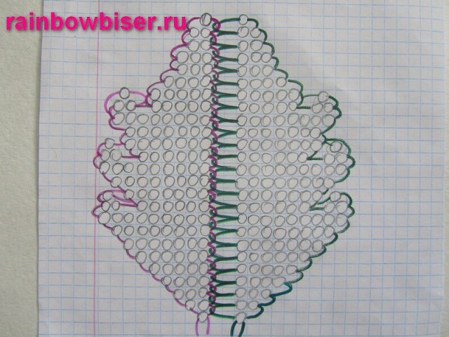 Необычный цветок из бисера