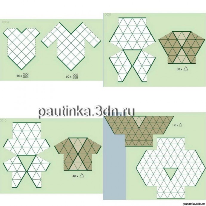 Схемы сборки для вязания