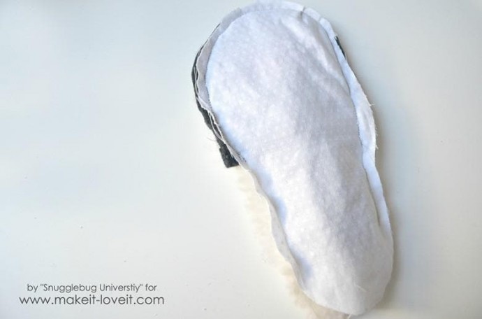 Тапочки в виде мышки