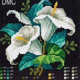 ​Цветочные вышивки