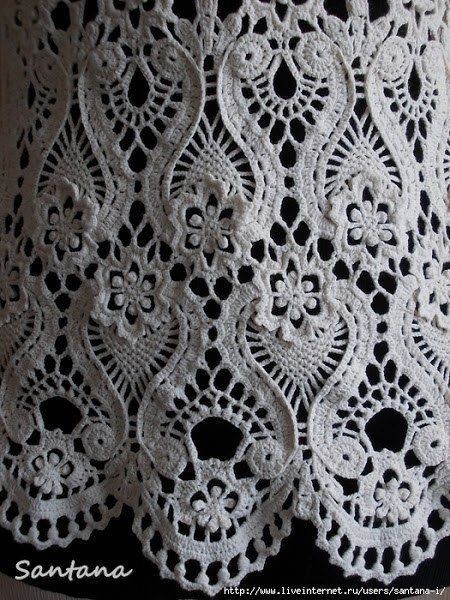 Изумительный узор для самой нарядной блузки