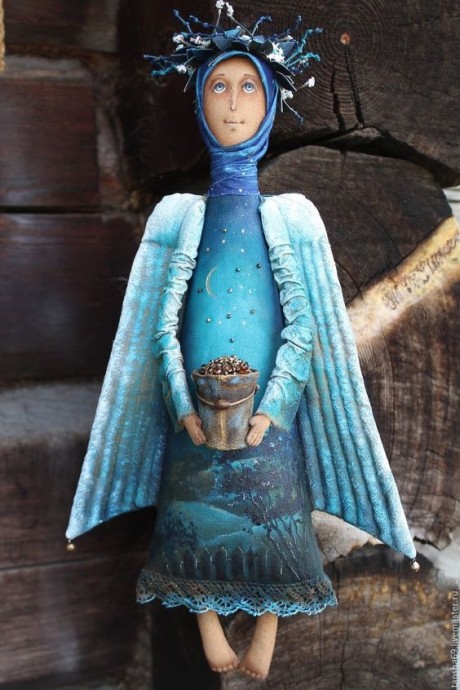 Декоративные интерьерные куклы-ангелы