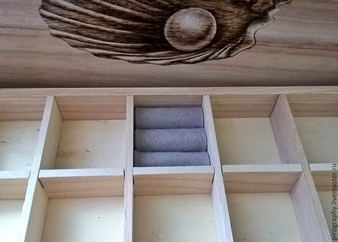 Внутреннее оформление шкатулки в морском стиле: мастер-класс Внутреннее оформление шкатулки в морском стиле: мастер-класс