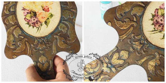 Зеркало "Винтажный букет"