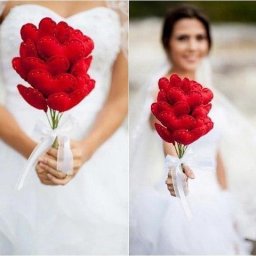 Букет из сердечек