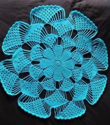 Нереально красивая салфетка крючком с 3D эффектом