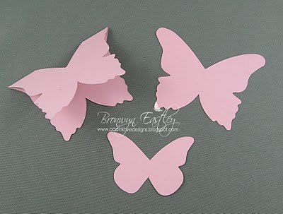 Объёмная открытка - бабочка