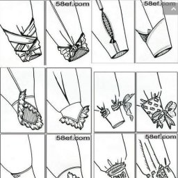 Оформление низа рукава