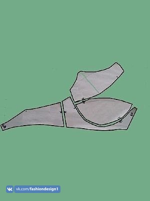 Построение выкройки простого бюстгальтера на основе базовой выкройки лифа Построение выкройки простого бюстгальтера на основе базовой выкройки лифа