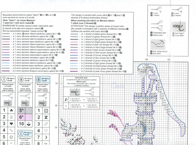 Простая и нежная вышивка