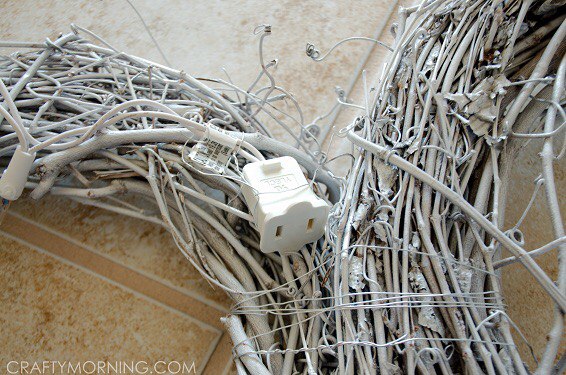 ​Рождественский венок-снеговик