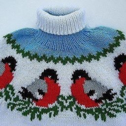 ​Свитерок со снегирями