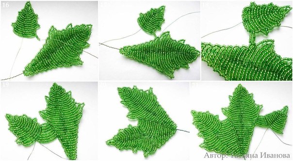 Виноградная лоза из бисера: очень красивая работа