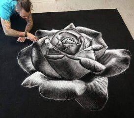 ​Восхитительные рисунки солью