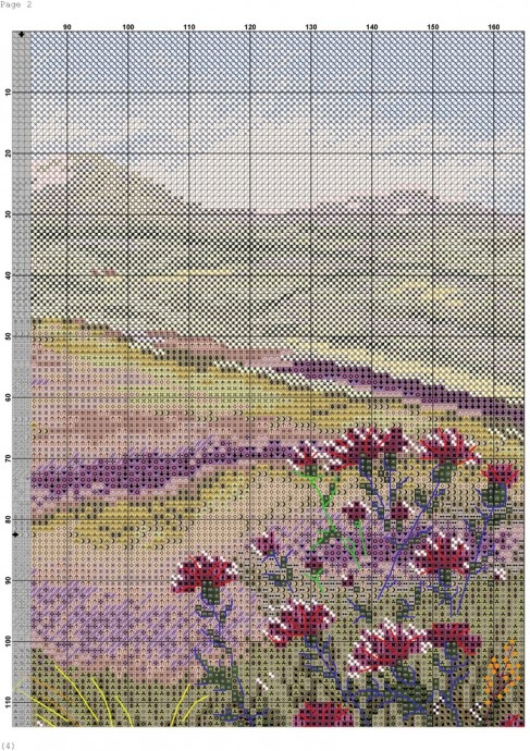 ​Вышивка "Летний луг"