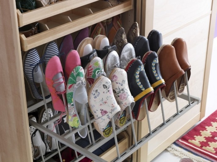 Интересные способы хранения обуви