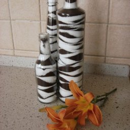 Красивая бутылка с солью своими руками