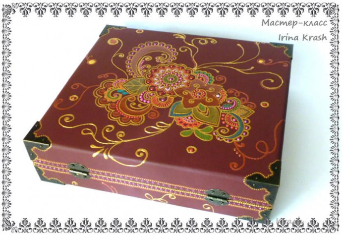 Реставрация шкатулки: мастер-класс