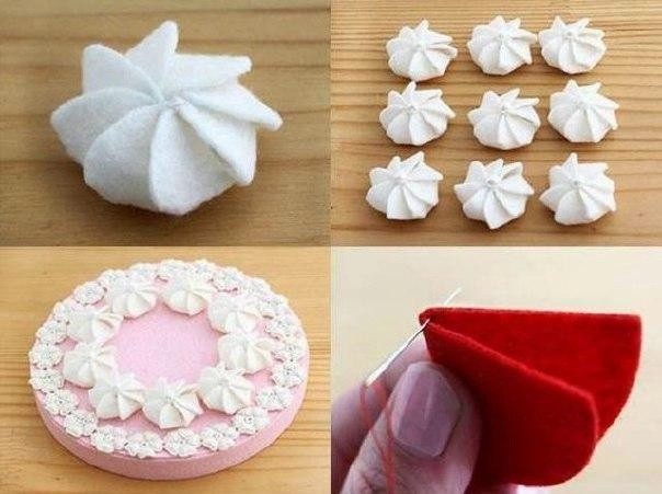 Подарочная коробка в виде торта