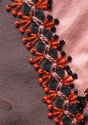 Ручные декоративные стежки