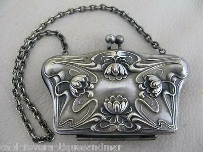 Серебряные сумочки и кошельки начала XX века