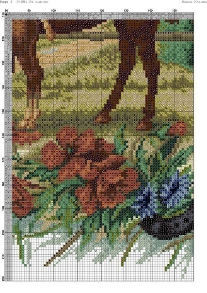 Вышивка крестиком: лошадки Вышивка крестиком: лошадки