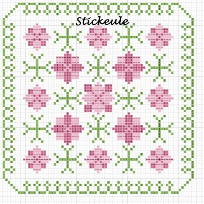 Нежная вышивка