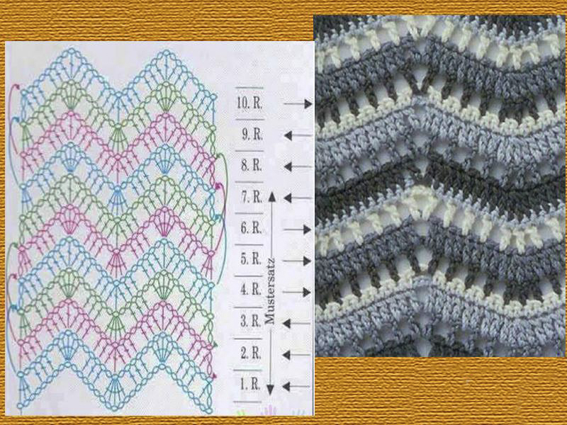 Красивые узоры уголками