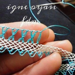 Тончайшая кайма, сплетенная иглой