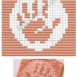 Узоры теневого вязания