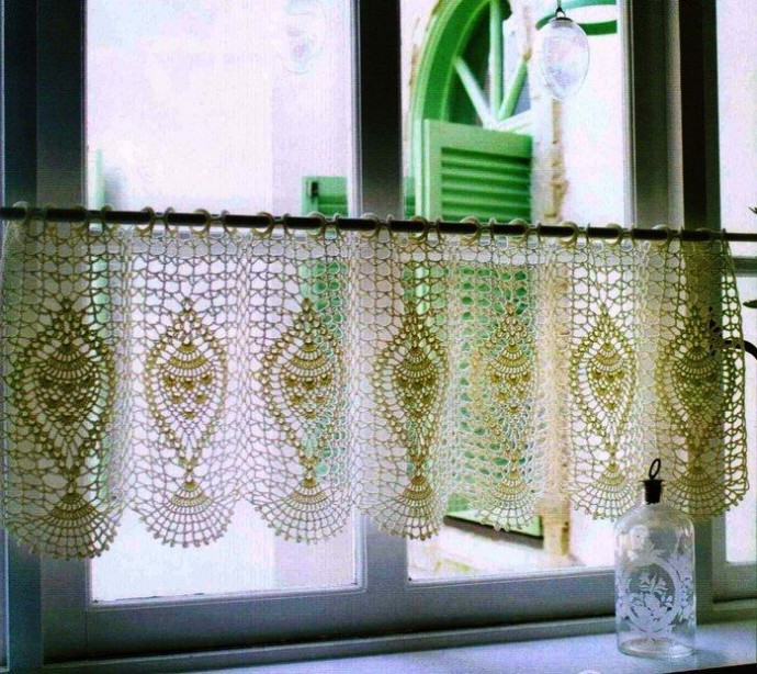 ​Занавеска-ананас