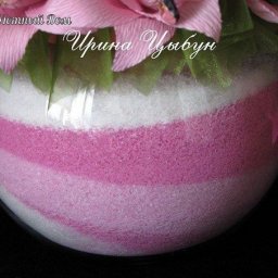 Цветной песок для декора