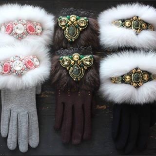 Декор перчаток своими руками