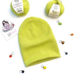 ​Двойная шапочка из тонкой пряжи