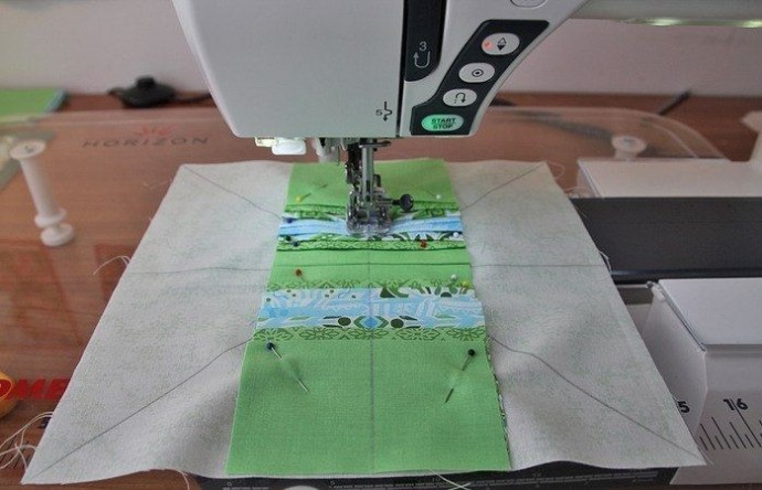 Очень красивая прихватка со звездой