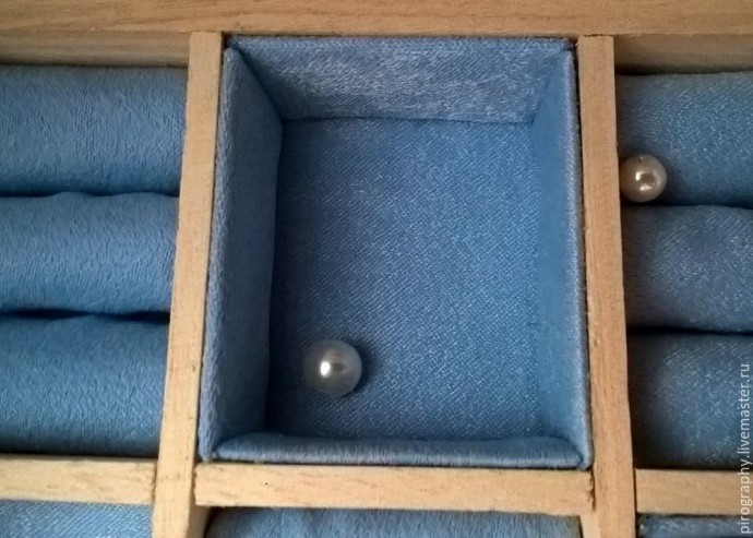 Внутреннее оформление шкатулки в морском стиле: мастер-класс Внутреннее оформление шкатулки в морском стиле: мастер-класс