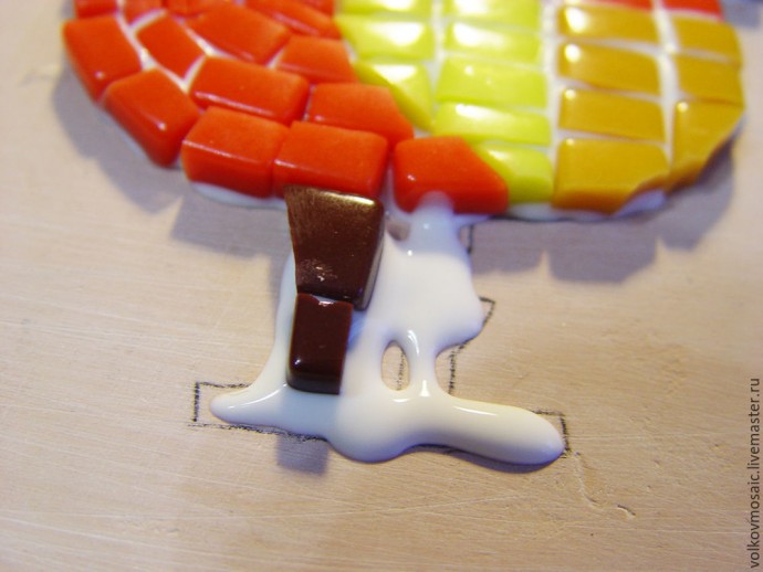 Шкатулка для документов в смешанной технике