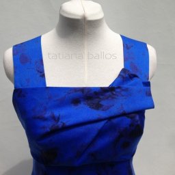 Моделирование синего платья и некоторые моменты процесса изготовления