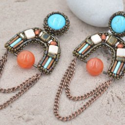 Серьги в этническом стиле