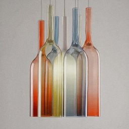 ​Бутылки без дна в интерьере