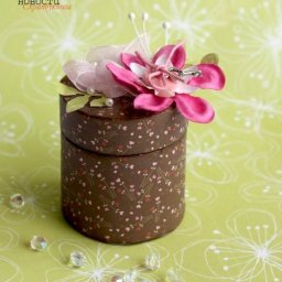 ​Мини коробочка из картонной трубки