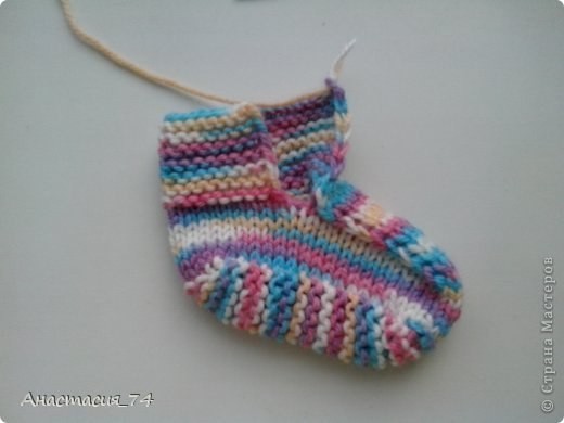 Очень простые пинеточки для малыша