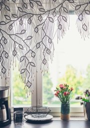 Занавесочки в технике макраме