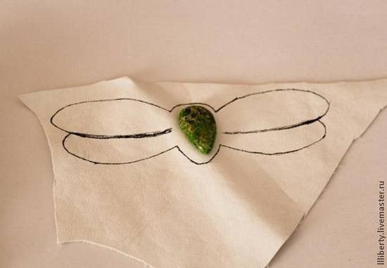 Брошь "Стрекоза" своими руками