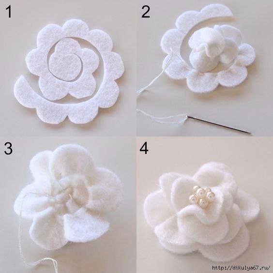 Красивые цветы своими руками