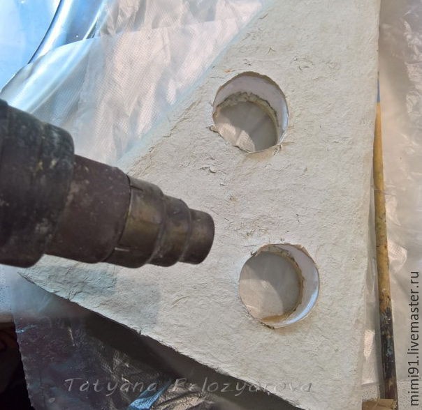 Полые фигуры из папье-маше